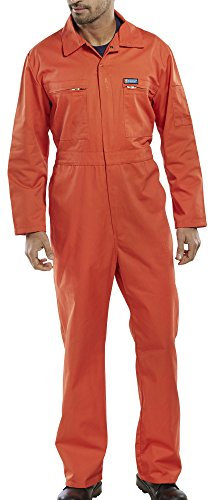 Super Click schwere Gewicht Overall Orange 36