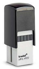 Trodat Printy 4922 - Quadratischer QR-Code-Stempel, 20x20mm, Blau / Weiß, Gummi