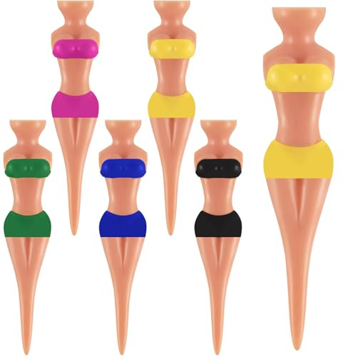 Skylety 15 Tee da Golf per Donna da Golf da 7,6 cm, in plastica Colorata, Accessori per Allenamento per Uomini, Donne, Zio, Padre, casa, Regalo di Compleanno