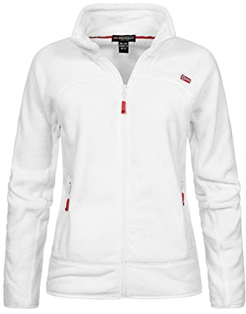 Geographical Norway Damen Fleecejacke bans production White XXL