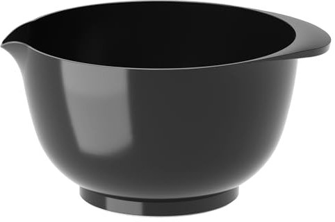 Rosti Margrethe Rührschüssel 3 Liter, Bruchsichere Schüssel, Backschüssel, Hefeteigschüssel mit gutem Griff, Teigschüssel aus Recycelbarem Kunststoff, Carbon Black (Schwarz)