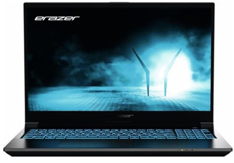 ERAZER Crawler E30-e MD62592 - Portátil Gaming 15.6 FHD (Intel Core i5-12450H, 8GB RAM, 512GB SSD, NVIDIA X2050 Gráficos, NO OS, Wi-Fi) / Negro/Teclado Gaming RGB