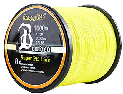 L PATTERN 8 Fach Geflochtene Angelschnur Stark Ziehen Angelschnur 500M/1000M PE Glatte Salzwasser Süßwasser Angelsehne für Barsch, Hecht, Zander Angeln