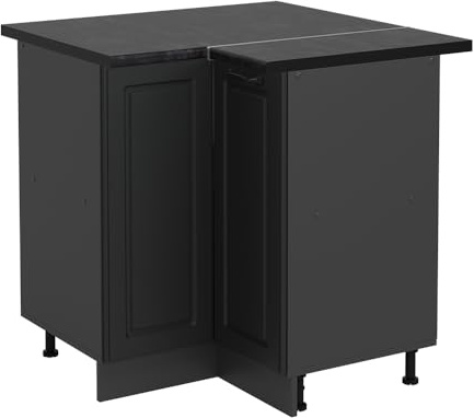 Vicco Mobile ad angolo cucina R-Line, Antracite rustico, 75.6 cm, PL Antracite, per la libera combinazione all'interno di sistemi cucina modulari