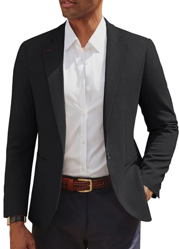 PJ PAUL JONES Business Sakko Herren mit 1 Knopf Regular Fit Blazer | X-förmige Slim Fit, Leicht elastisch, Freizeit oder Geschäft