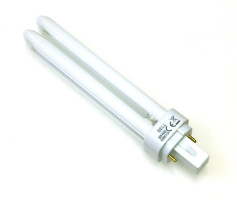 BELL 2X 26 watt Energy Saving CFL 2 pin Lamp 26W Cool White 840 G24d-3 Double Turn 1800 Lumen