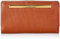 Fossil Brieftasche für Damen Liza, Leder/Polyurethanbesatz Bifold braun 17,1 cm L x 2,5 cm B x 9,5 cm H SL7891200