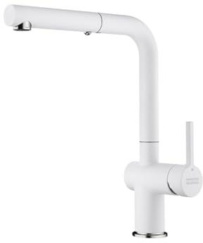 Franke 115.0653.387, Küchenarmatur Active L pull out spray, Polar white