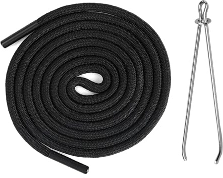 Cordón para Pantalones de Jogging,140CM Cordón de Repuesto de Algodón,con 1 Enhebrador,Cuerda de Repuesto Universal,Cuerdas de Sujeción,Cordón de Repuesto,Cordón para Cintura de Pantalones