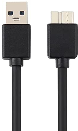 Btgghytr Cable USB macho a B USB 3.0 para transmisión de datos para disco duro externo, cable adaptador