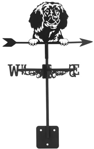 BESPORTBLE Dog Weather Vane Weather Vane for Garden Dog Decor Hollow Wind Indicator Metal Sculpture Outdoor Garden Decoration Metal Roof