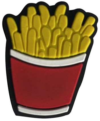 KIXZSAZ Amortiguador de Vibraciones para Raqueta de Tenis, Suave y con absorción Impactos, Ideal para Exteriores. Forma Pizza, Forma Papas Fritas, 2.2-2.6 cm