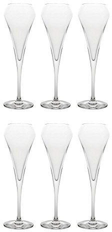 Chef and Sommelier Open Up 0.20L Effervescent Champagne Flute Glass (Set of 6)
