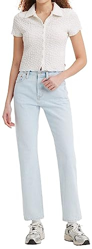 Levi's Mujer 501 Jeans for Women, Ice Cloud Lb, 27W / 32L