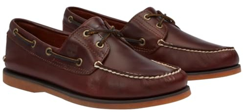 Timberland Herren Slipper Classic Boat Shoe Dunkelbraun 45