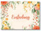 HIDEBLOOM Einladungskarten Blumen I 12 Stück I DIN A6 (10,5 cm x 14,8 cm) I Geburtstag Babyparty Hochzeit Standesamt I Konfirmation Jugendweihe Taufe Kommunion I Einladungen ohne Text auf Rückseite