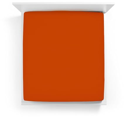 BELLA DONNA Spannbettlaken Jersey 90 – 100 x 200 – 220 cm (Cayenne 0715)