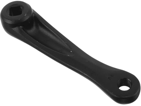 SOPOTUTU Brazo Manivela Bicicleta Aluminio Aleación Agujero Cuadrado Izquierdo Compatible con Bicicletas Carretera Plegables y Ciudad Recambio Robusto