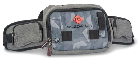 Sänger Top Tackle Systems Iron Claw Hip Bag I, Angeltasche aus 400x400D Polyester, 25x5x17 cm, mit Zangenhalter und Spiralzug, Kompakte Bauchtasche für Angler