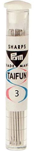 Prym 121291 – Agujas de costura (largas Taifun – con ojal plata, 44 x 0,90 mm, 25 Stück