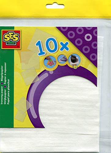 SES Creative 00786 Ironing Paper Kit, Heat-Resistant Craft Supplies for Kids