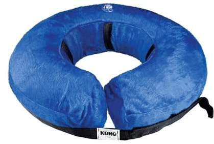 KONG - Cloud™ Collar - Collier en Peluche Gonflable - pour blessures, éruptions cutanées et récupération Post-Chirurgie - pour Chiens de Grande Taille