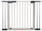 BabyDan Premier, extra breites Treppenschutzgitter zum Klemmen, 99-106,3 cm, Türschutzgitter/Absperrgitter/Babygitter/Sicherheitsgitter, Metall, Silber/Schwarz, Hergestellt in Dänemark (Hundegitter)