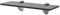 vidaXL Wand Regal Glasregal Glasboden Glasablage Badregal Schwarz 30x10 cm 8 mm