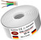MAS Premium Feuchtraumkabel Stromkabel 5-200m Mantelleitung NYM-J 3x1, 5 2,5 4 6 10 oder 5x1,5 2,5 4 6 10 16 Elektrokabel für feste Verlegung (NYM-J 3x2, 5 mm², 15m)