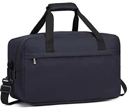 KONO Reisetasche Weekender Tasche 40x20x25 Ryanair Handgepäck Unisex Gym Henkeltasche 20L (Neu Dunkelblau)