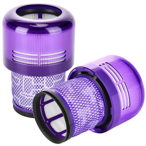 Filter für Dyson V15 V11 SV17 SV14 SV22 Staubsauger, Ersatzteile Ersatzfilter V11 Absolute Extra Pro V15 Animal Torque Detect Drive Total Clean für Dyson Ersetzen Sie 970013-02 & 97001302 (2 Stück)