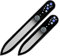 Gift set for women - Mont Bleu Set of 2 Glass Nail Files Hand Decorated with Swarovski Elements - Genuine Czech Tempered Glass - gifts for women - Nail Files for Natural Nails - gifts