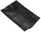 WACCOMT Pack 100 Stücke Matte Aluminiumfolie Verpackung Tasche Reißverschluss Selbstdicht Flachbeutel Lebensmittel Lagerung Geruchssicher Mylar Beutel (Matt Schwarz, 7x10cm (2.7x3.9 inch))