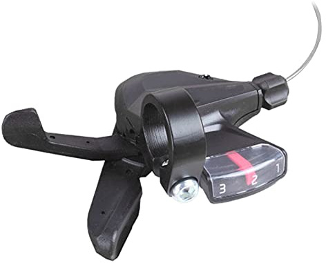 ZHOUBAA Palanca de cambios de 8 velocidades, SL-M310 de aleación de aluminio para ciclismo unilateral de 3 x 8 de velocidad de disparo de dedo dividido para bicicleta MTB 3 velocidades izquierda
