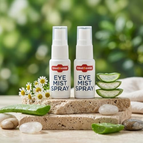 Dry Eye Spray Mist for Dry & Irritated Eyes |15ml | Hydrating Eye Mist | for Tired, Irritated, SOR, Strained Eyelids | Instant Relieves Eye Discomfort (Pack of 2)