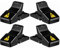 X4 Trampas para Ratas Grandes Reutilizables De Alta Resistencia. Cepos Ratas Grandes Potente Y Eficaz Lavable para Interiores Y Exteriores. Trampa Ratas o Ratones Fácil De Usar con Diseño Seguro