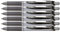 Pentel EnerGel Gel Rollerball Pen with Push Mechanism, Pack of 6, 0.7 mm (Black, Pack of 6)