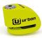 Urban UR906X Hi-Tech Alarm Disc Lock 120 dB ON/Off, Replaceable Module, High-end Waterproof Alarm, Longlife Battery, Reminder Cable, Universal Motorbikes, Bicycles, Ebikes, Motorcycle Lock Anti Theft