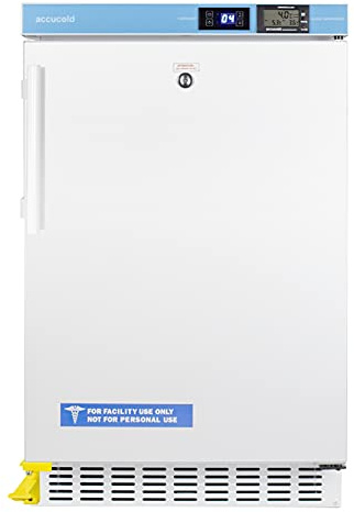 Summit Appliance ACR45LSTO 20 Wide Built-In All-Refrigerator, ADA Compliant, 2.65 cu.ft Capacity, External Temperature Readout, Digital Thermostat, High/Low Temperature Alarm, No-Frost Operation