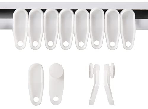 Ganci scorrevoli per tende a binario per tende (confezione da 50)