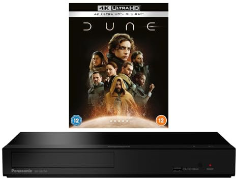 MULTIREGION Blu-ray Player Compatible with DP-UB150 MultiRegion Blu-ray Region A, B & C - DVD Regions 1-8 - Bundle Including Dune 4K UHD Disc