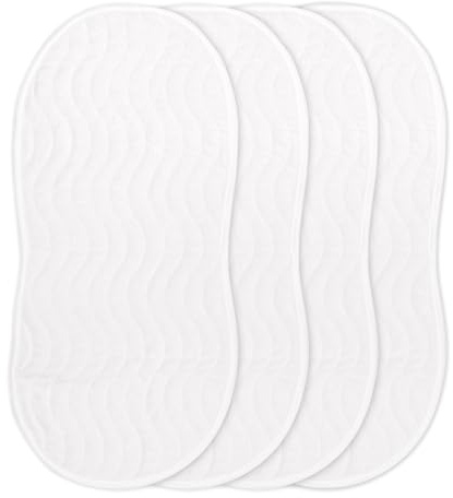 Ubbi Baby Reusable Changing Pad Covers, Easy to Clean, Waterproof, 4 Count