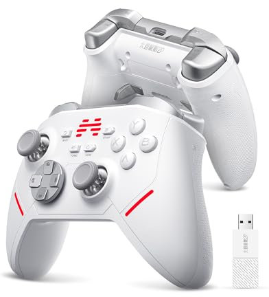 BEITONG KP20 Wireless Controller for PC, Switch/Switch 2, Android, TV, Steam Deck, TMR Joysticks & Hall Triggers Bluetooth & 2.4g Gamepad with 1000Hz Polling Rate, Mechanical Buttons
