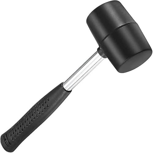 CABLEPELADO Mazo de goma Martillo de hule, Martillo de goma, Mazo de goma, Martillo de caucho, Mazo de caucho, Martillo de hule, Martillo de golpe suave, 750 Gramos