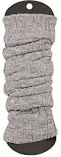 Ateena - Calentadores largos de lana para piernas, para mujeres y niñas, calentadores de tobillo, hasta la rodilla, lana con acrílico, circunferencia máxima de la pantorrilla 40 cm, longitud 60 cm,
