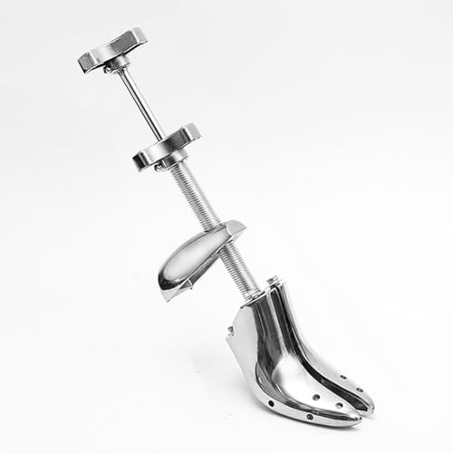 EYRMQWJPC Camillas para Zapatos, Camilla De Zapatos Metal for Hombre Y Mujer Plata Tallas 35-46(C)