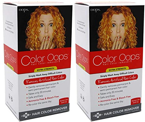 Color Oops Hair Color Remover Extra Strength 1 Application (Set of 2) by Developlus