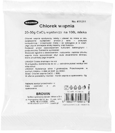MultiDepot CALCIUMCHLORID 100g CaCL2 E509 für KÄSE zur KÄSEHERSTELLUNG KÄSEREI 411211