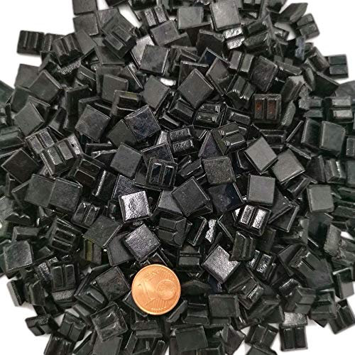 Armena Mosaikstein Schwarz 300g 1x1cm Circa 420 Stück (in 2x150g PET Box)