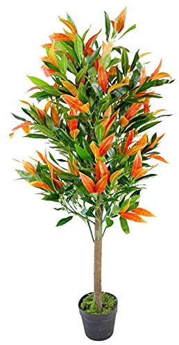 Leaf Realistic Red Robin Artificial Ficus Tree/Plant